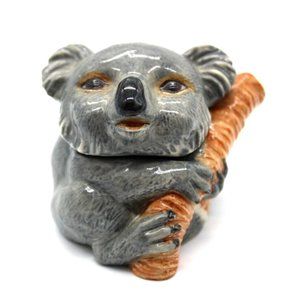 Vintage 2001 Kevin Francis Face Pot Trinket Box Bruce Gidday Mate Koala Bear
